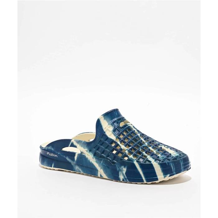 【★百貨店SALE★6/11真夜中2時迄】Lusso Cloud 【 X Malbon Golf Scenario Shiburi Indigo Tofu Slide Sandals Men\u0027s Blue 】 golf ゴルフ 藍色・インディゴ Slide サンダル サンダル メンズ 青碧 青碧
