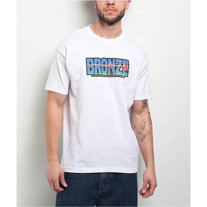Bronze 56K 【 Ekg White T-Shirt Men's White 】 白色 ホワイト Tシャツ メンズ 白色 ホワイト｜スニケス