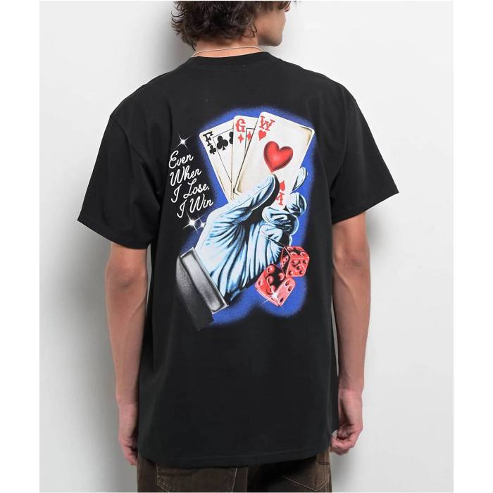 Foos Gone Wild 【 I Win Black T-Shirt Men Black 】 黒色 ブラック Tシャツ メンズ 黒色 ブラック