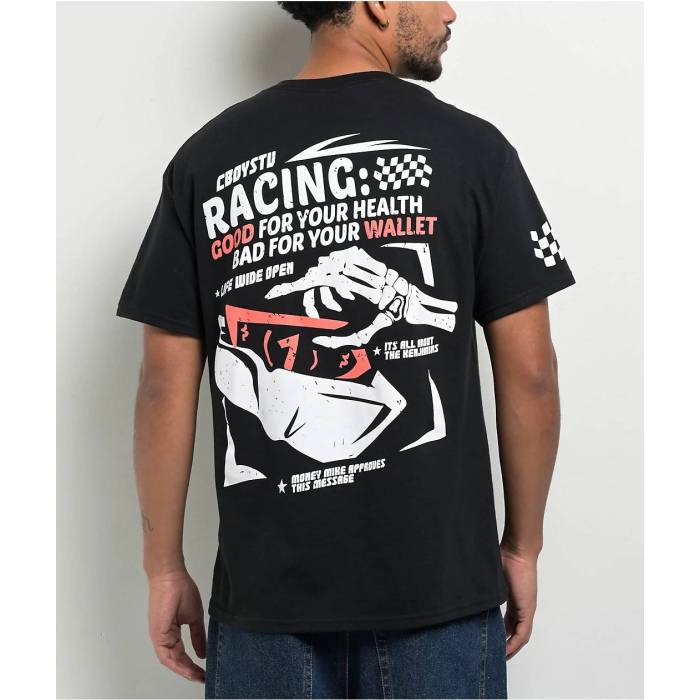【★百貨店SALE★6/11真夜中2時迄】Cboystv 【 Bad Wallet Black T-Shirt Men\u0027s Black 】 Wallet ウォレット・金入れ 黒いこと 黒いこと ティーシャツ メンズ 黒いこと 黒いこと