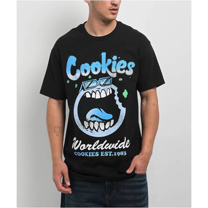 【★百貨店SALE★6/11真夜中2時迄】Cookies Clothing 【 Cookies Bud Grinder Black T-Shirt Men\u0027s Black 】 黒いこと 黒いこと ティーシャツ メンズ 黒いこと 黒いこと