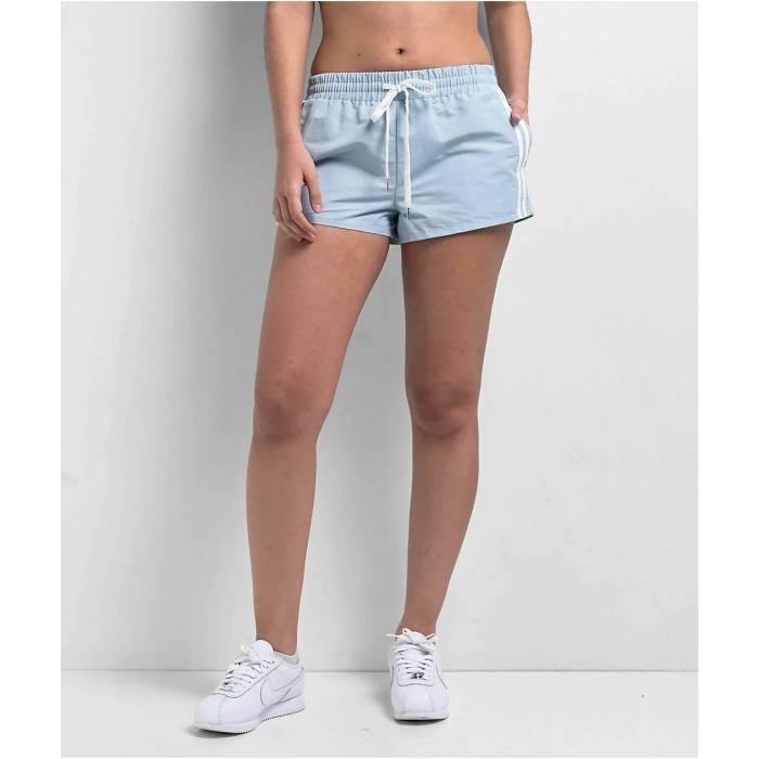 Cali 1850 【 Light Blue Track Shorts Women's Light Pastel Blue 】 青色 ブルー トラック ショーツ レディース 青色 ブルー