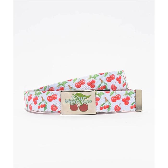 Your Highness 【 Cherry Pie White Web Belt Men's White 】 白色 ホワイト ベルト メンズ 白色 ホワイト