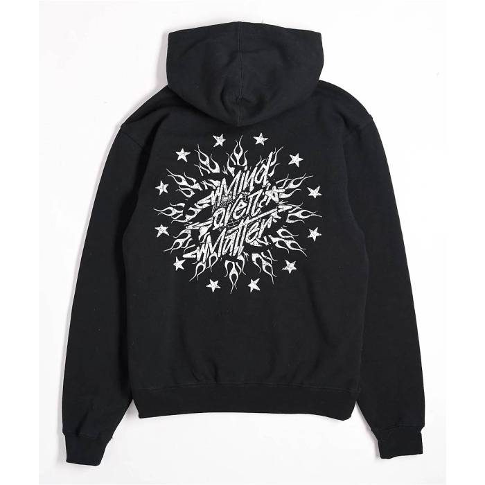 Ninth Hall 【 Kids  Mind Over Matter Black Hoodie Kids\u0027 Black 】 黒いこと 黒いこと フーディー パーカー 黒いこと 黒いこと
