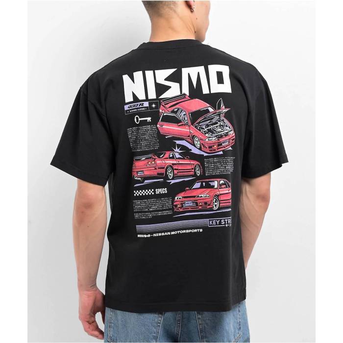 Key Street 【 X Nismo 400R Black T-Shirt Men's Black 】 黒色 ブラック Tシャツ メンズ 黒色 ブラック
