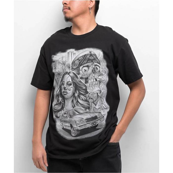 DGK Dgk 【 Eastside Black T-Shirt Men\u0027s Black 】 黒いこと 黒いこと プルオーバー メンズ 黒いこと 黒いこと