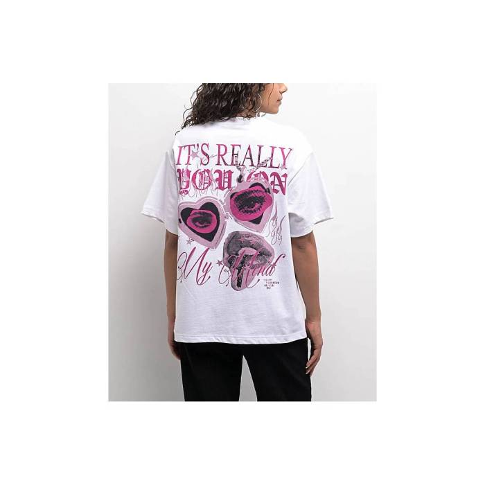 【★百貨店SALE★6/11真夜中2時迄】帝国 Empyre 【 On My Mind White T-Shirt Women\u0027s White 】 白いこと 白いこと ティーシャツ レディース 白いこと 白いこと