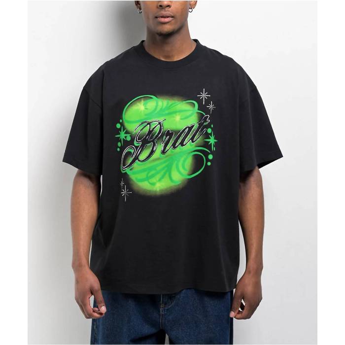 Ninth Hall 【 Brat Black T-Shirt Men\u0027s Black 】 黒いこと 黒いこと プルオーバー メンズ 黒いこと 黒いこと
