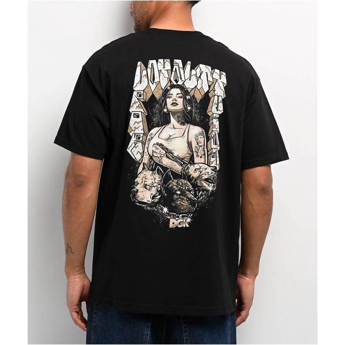 DGK Dgk 【 Loyalty Black T-Shirt Men\u0027s Black 】 黒いこと 黒いこと プルオーバー メンズ 黒いこと 黒いこと
