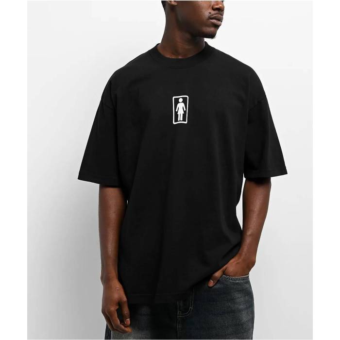 Girl 【 Og Premium Black T-Shirt Men's Black 】 Premium プレミアム 黒色 ブラック Tシャツ メンズ 黒色 ブラック