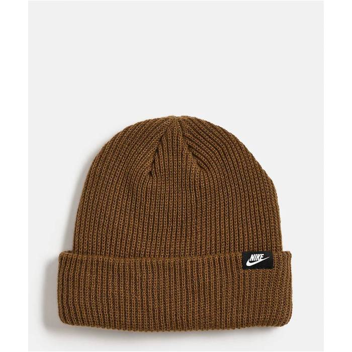ナイキ Nike 【 Futura Fisherman Mosswood Brown Beanie Men's Brown 】 茶色 ブラウン キャップ 帽子 メンズ 茶色 ブラウン