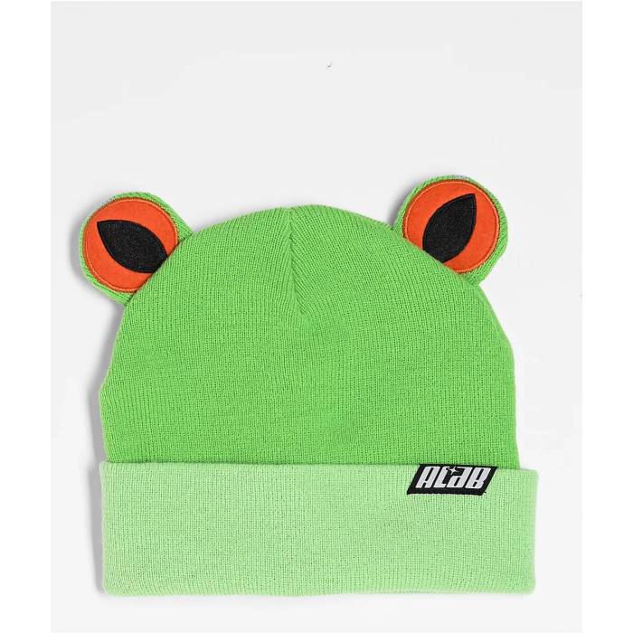 A.lab 【 Green Tree Frog Beanie Men's Green 】 green 緑・グリーン キャップ 帽子 メンズ green 緑・グリーン