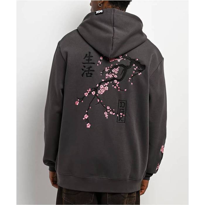 DGK Dgk 【 Zen Charcoal Zip Hoodie Men\u0027s Charcoal 】 濃灰色 フーディー パーカー メンズ 濃灰色