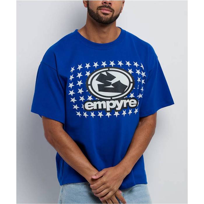 帝国 Empyre 【 Penalty Worthy Blue T-Shirt Men\u0027s Blue 】 青み 青色 プルオーバー メンズ 青み 青色