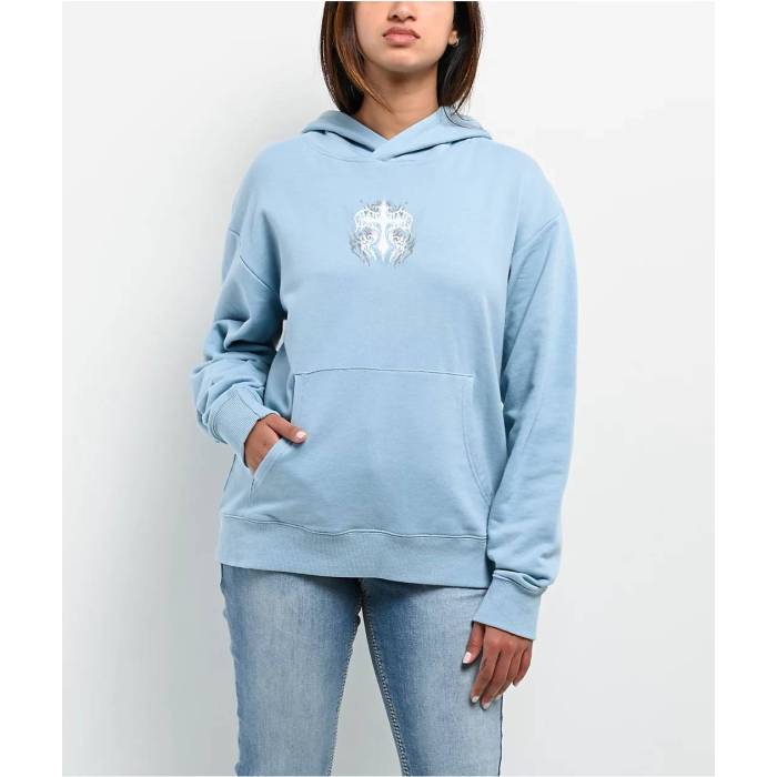 Ninth Hall 【 Nicole Blue Hoodie Women's - 】 青色 ブルー フーディー パーカー レディース NULL