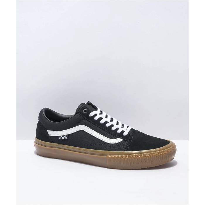 【★百貨店SALE★6/11真夜中2時迄】ヴァンズ Vans 【 Skate Old Skool Black White \u0026 Gum Skate Shoes Men\u0027s Black 】 Skate 滑る 黒いこと 黒いこと 白いこと 白いこと シューズ 運動すること靴 メンズ 黒いこと 黒いこと