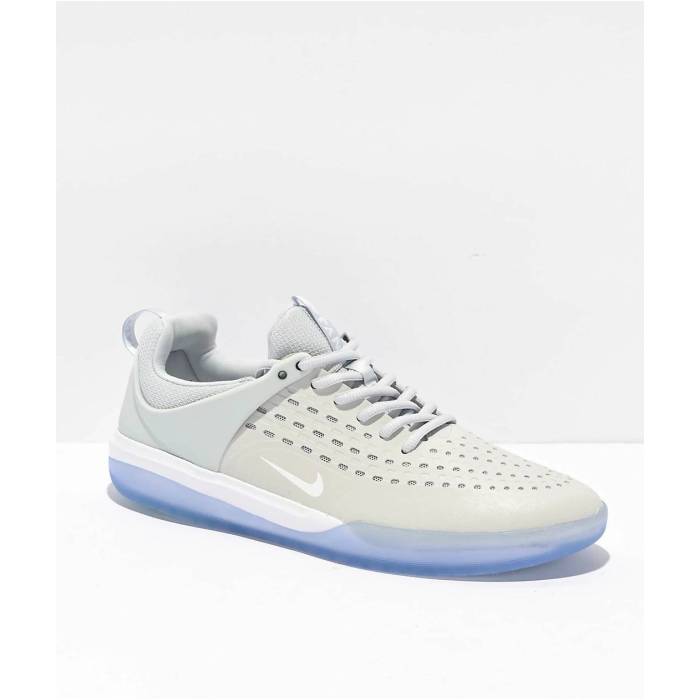 【★百貨店SALE★6/11真夜中2時迄】ナイキ Nike 【 Sb Nyjah 3 Platinum White \u0026 Clear Skate Shoes Men\u0027s Light Pastel Grey 】 エスビー Platinum プラチナム 白いこと 白いこと Skate 滑る シューズ 運動すること靴 メンズ 薄墨色 薄墨色