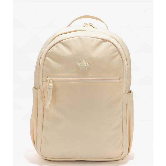 アディダス Adidas 【 Originals Luna Beige Backpack Men\u0027s White 】 オリジナルス ベージュ うしろ側容器に並べる 御徒面子 背嚢 メンズ 白いこと 白いこと