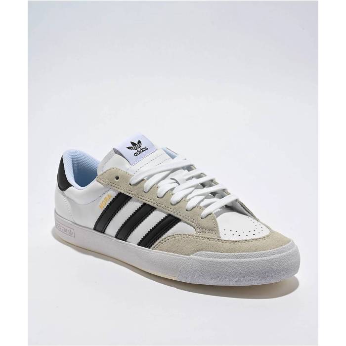 アディダス Adidas 【 Nora Crystal White & Core Black Skate Shoes Men's White 】 白色 ホワイト コア 黒色 ブラック Skate スケート シューズ 運動靴 メンズ 白色 ホワイト