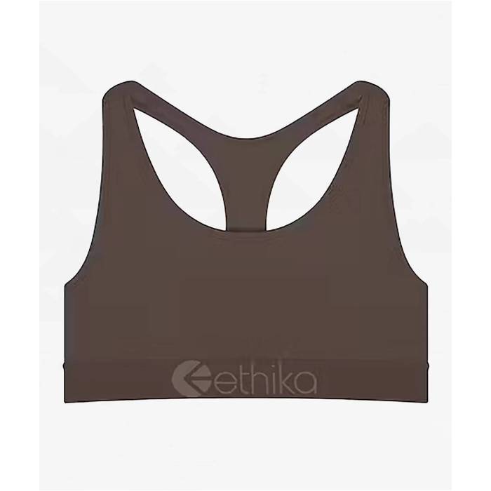 【★百貨店SALE★6/11真夜中2時迄】エシカ Ethika 【 Basic Brown Sports Bra Women\u0027s Dark Brown 】 赤銅色 赤銅色 レディース 赤銅色 赤銅色