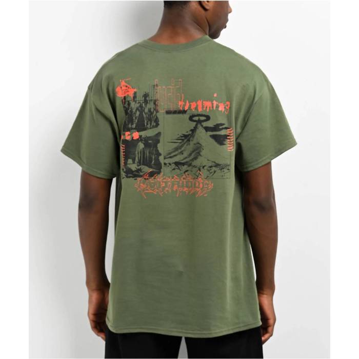 Vitriol 【 Lucid Dreaming Olive T-Shirt Men\u0027s Light Pastel Green 】 olive オリーブ プルオーバー メンズ green 緑・緑であること