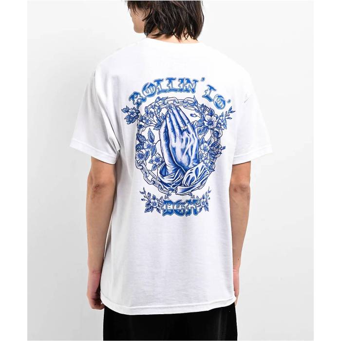 DGK Dgk 【 Rollin Lo' White T-Shirt Men's White 】 白色 ホワイト Tシャツ メンズ 白色 ホワイト|スニケス