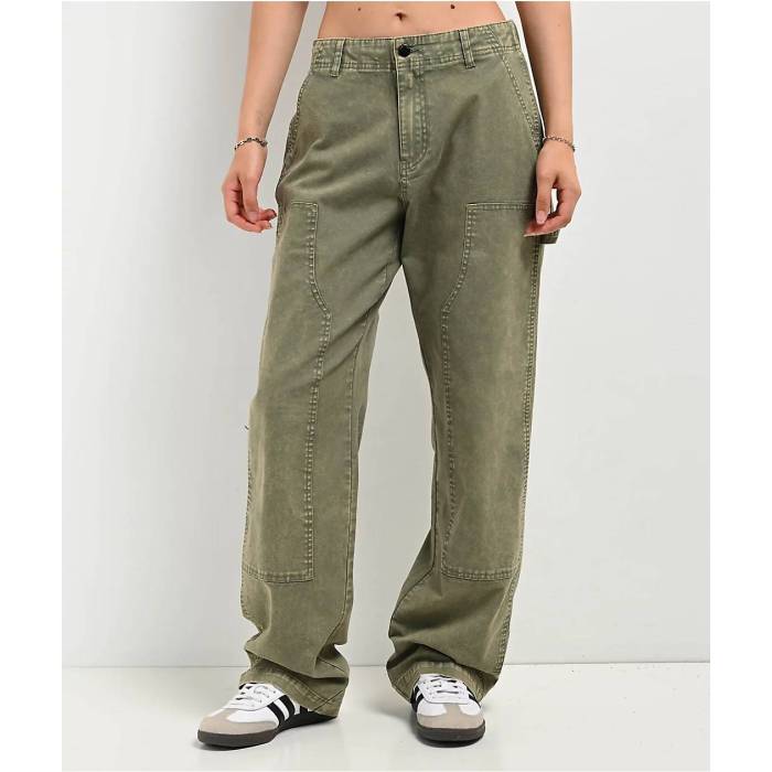 帝国 Empyre 【 Brooke Mineral Wash Liche Carpenter Jeans Women\u0027s Green 】 デニム レディース green 緑・緑であること