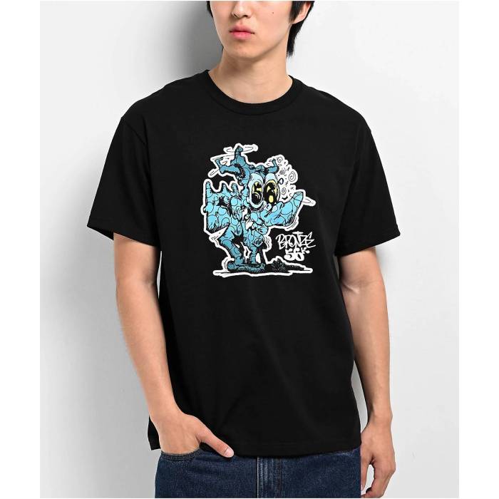 Bronze 56K 【 Strickland Black T-Shirt Men's Black 】 黒色 ブラック Tシャツ メンズ 黒色 ブラック