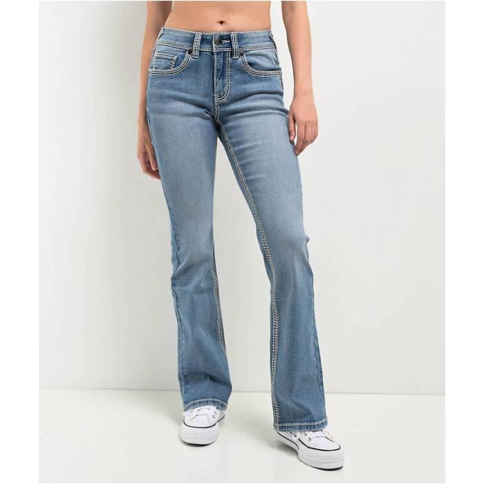 Ninth Hall 【 Alyssia Sapphire Bootcut Denim Jeans Women\u0027s Blue 】 ジーンズ デニム レディース 青碧 青色 ボトムス-パンツ