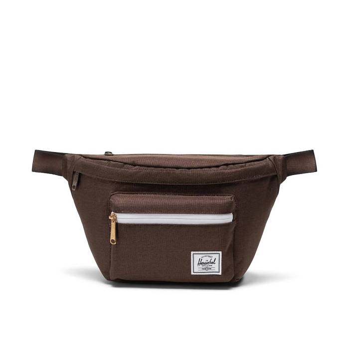 Herschel Supply 【 Co. Pop Quiz Chocolate Fanny Pack Men's Medium Brown 】 メンズ 茶色 ブラウン｜スニケス