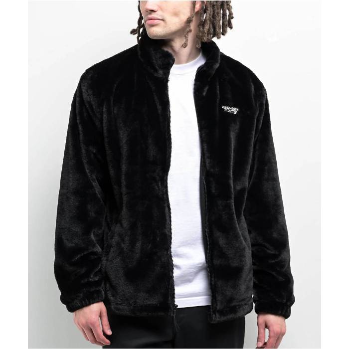 エンパイア Empyre 【 Talon Black Faux Fur Zip Jacket Men's Black 】 黒色 ブラック Jacket ジャケット メンズ 黒色 ブラック 19,050円