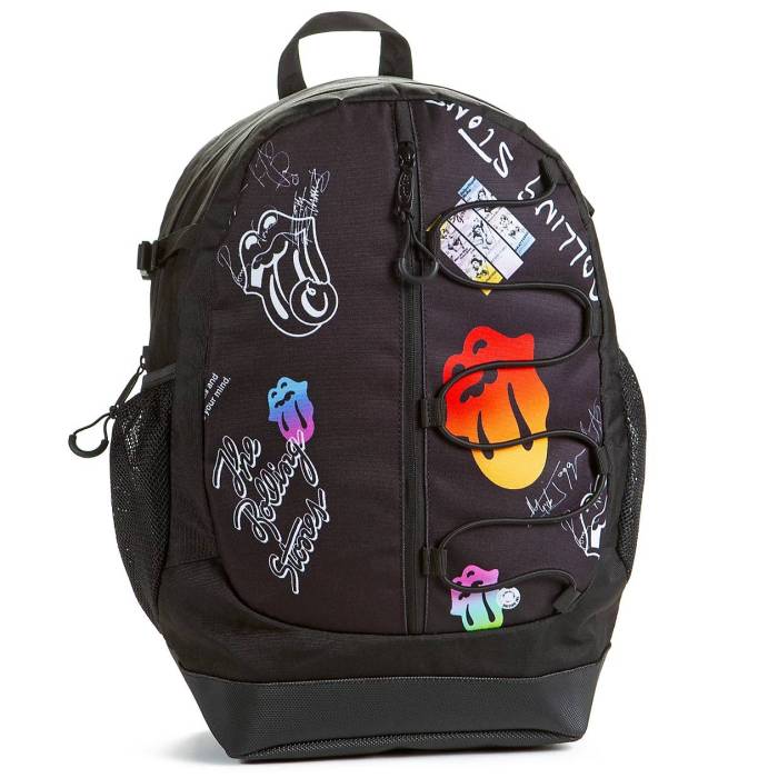 Cookies Clothing 【 Cookies X The Rolling Stones Scratchboard Black Backpack Men's Black 】 黒色 ブラック バックパック バッグ リュックサック メンズ 黒色 ブラック｜スニケス