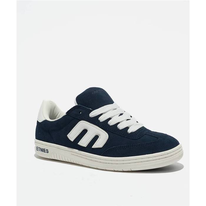 【★百貨店SALE★6/11真夜中2時迄】エトニーズ Etnies 【 Locut Indigo \u0026 White Skate Shoes Men\u0027s Dark Grey 】 藍色・インディゴ 白いこと 白いこと Skate 滑る シューズ 運動すること靴 メンズ 薄墨色 薄墨色