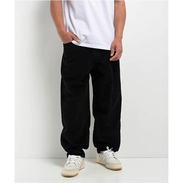 エンパイア Empyre 【 Corduroy Black Ultra Loose Skate Pants Men's Black 】 コーデュロイ 黒色 ブラック ultra ウルトラ Skate スケート メンズ 黒色 ブラック