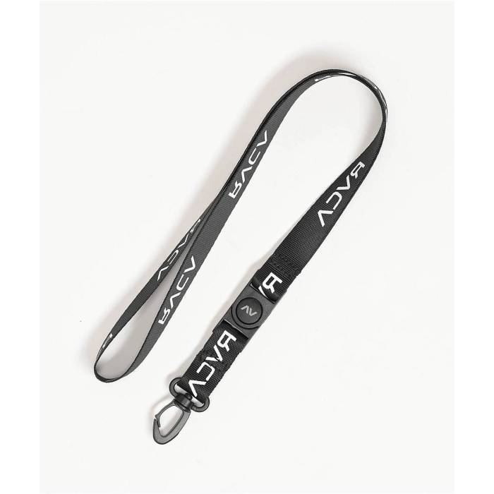 【★百貨店SALE★6/11真夜中2時迄】ルーカ Rvca 【 Logo Black Lanyard Men\u0027s Black 】 ロゴタイプ 黒いこと 黒いこと メンズ 黒いこと 黒いこと