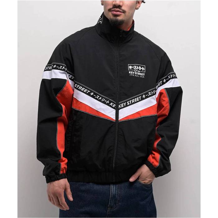 Key Street 【 1992 Fc Black Jacket Men Black 】 黒色 ブラック Jacket ジャケット メンズ 黒色 ブラック