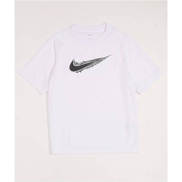 【★百貨店SALE★6/11真夜中2時迄】ナイキ Nike 【 Kids Dri-Fit Swoosh White T-Shirt Kids\u0027 White 】 素っ気ない相応う Swoosh スウッシュ・スウォッシュ 白いこと 白いこと ティーシャツ 白いこと 白いこと