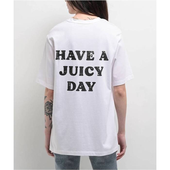 ジューシークチュール Juicy Couture 【 Juicy Day White T-Shirt Women\u0027s White 】 白いこと 白いこと プルオーバー レディース 白いこと 白いこと