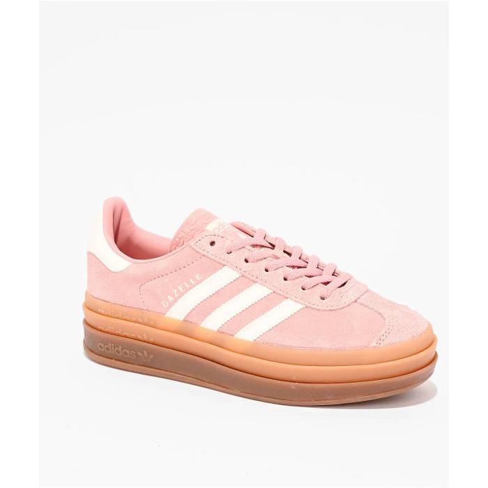 【★百貨店SALE★6/11真夜中2時迄】アディダス Adidas 【 Gazelle Bold Pink White \u0026 Gum Platform Shoes Women\u0027s Pink 】 ガゼル pink さくら色 白いこと 白いこと シューズ 運動すること靴 レディース pink さくら色