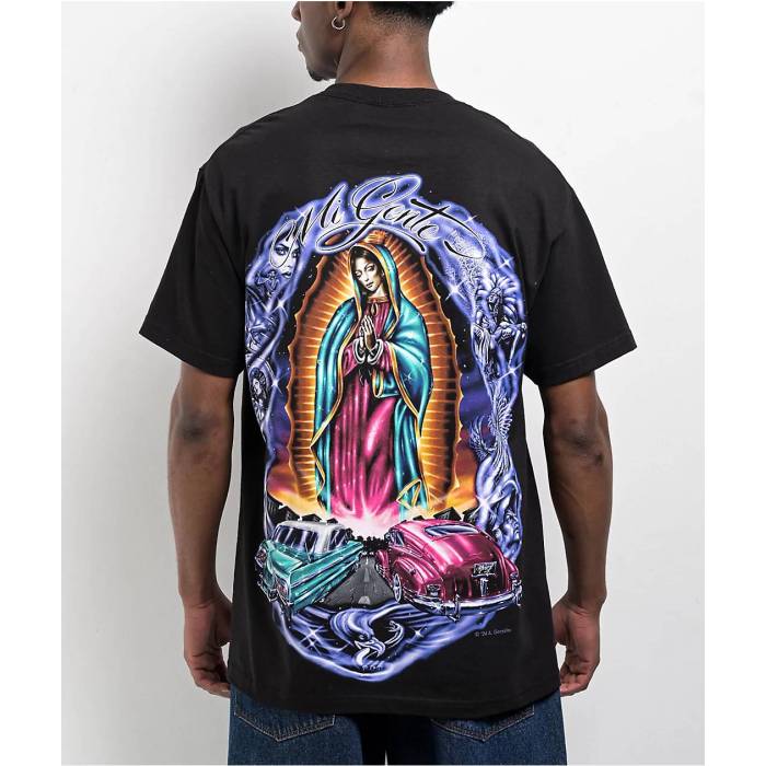 Dga 【 Aztlan Mi Gente Black T-Shirt Men's Black 】 黒色 ブラック Tシャツ メンズ 黒色 ブラック 14,697円