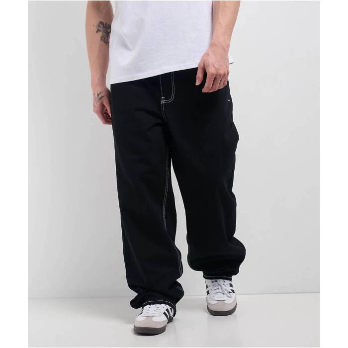 エンパイア Empyre 【 Contrast Black Loose Fit Skate Jeans Men's Black 】 黒色 ブラック Skate スケート ジーンズ メンズ 黒色 ブラック｜スニケス 23,040円