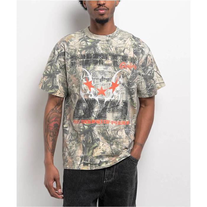 Ninth Hall 【 Global Camo T-Shirt Men's Multicolor 】 カモ柄 Tシャツ メンズ