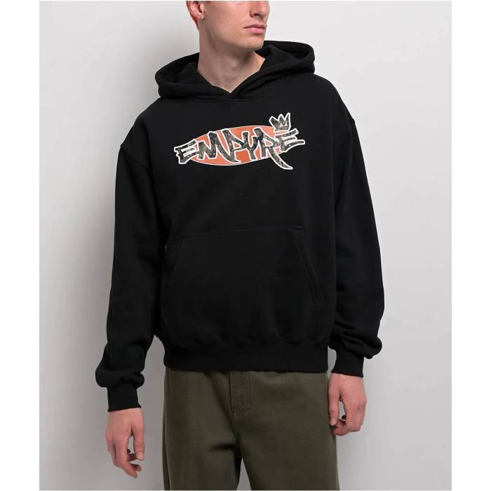 【★百貨店SALE★6/11十二時2時迄】帝国 Empyre 【 Camo Fill Black Hoodie Men\u0027s Black 】 家鴨柄 黒いこと 黒いこと フーディー パーカー メンズ 黒いこと 黒いこと