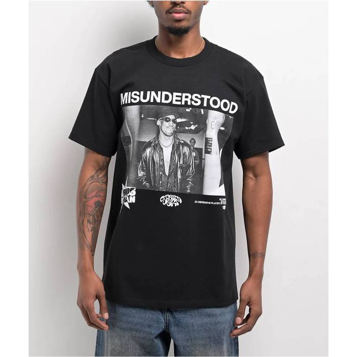 Rodman 【 Apparel Misunderstood Black T-Shirt Men's Black 】 黒色 ブラック Tシャツ メンズ 黒色 ブラック