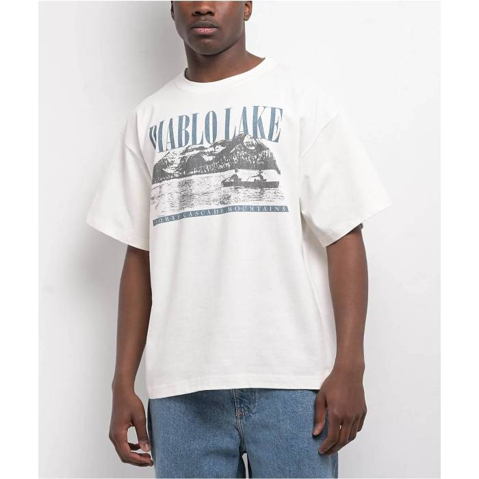 Dravus 【 Diablo Lake Bone T-Shirt Men\u0027s White 】 ディアブロ プルオーバー メンズ 白いこと 白いこと