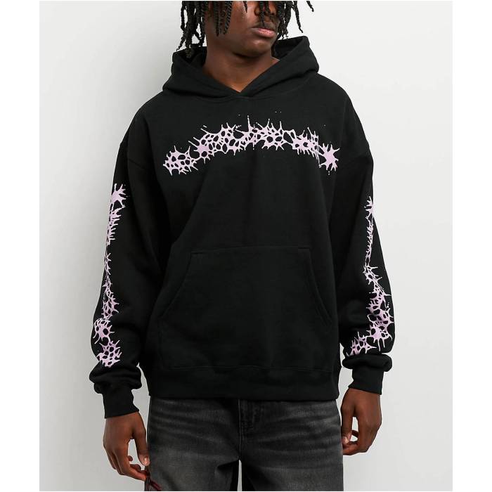 【★百貨店SALE★6/11十二時2時迄】Vitriol 【 Mirror Mirror Black Hoodie Men\u0027s Black 】 黒いこと 黒いこと フーディー パーカー メンズ 黒いこと 黒いこと