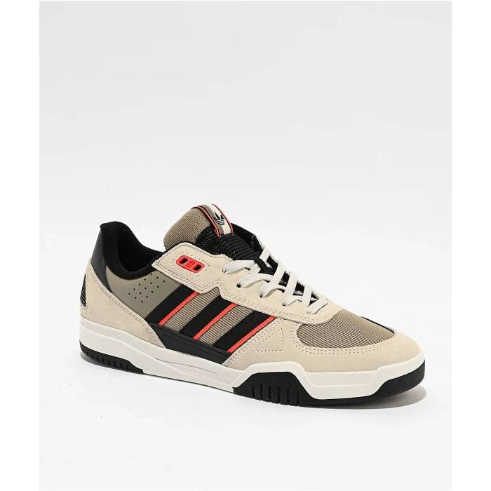 【★百貨店SALE★6/11真夜中2時迄】アディダス Adidas 【 Tekkira Cup Grey Black \u0026 Red Skate Shoes Men\u0027s Grey 】 薄墨色 薄墨色 黒いこと 黒いこと Red 赤・赤いこと Skate 滑る シューズ 運動すること靴 メンズ 薄墨色 薄墨色