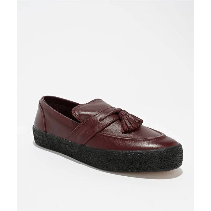 Last Resort Ab 【 Vm005 Oxblood & Black Loafer Skate Shoes Men's Dark Red 】 赤・オックスブラッド 黒色 ブラック ローファー シューズ Skate スケート シューズ 運動靴 メンズ Red 赤・レッド