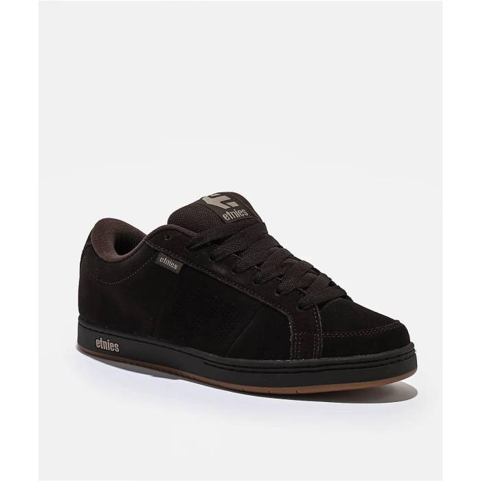 【★百貨店SALE★6/11真夜中2時迄】エトニーズ Etnies 【 Kingpin Brown \u0026 Black Shoes Men\u0027s Brown 】 赤銅色 赤銅色 黒いこと 黒いこと シューズ 運動すること靴 メンズ 赤銅色 赤銅色