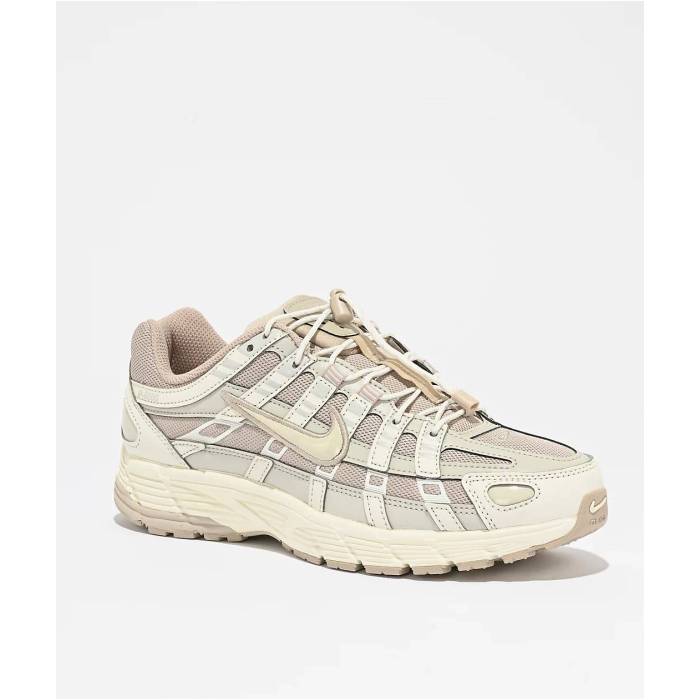 ナイキ Nike 【 Women\u0027s P-6000 Sail Bone \u0026 Cream Shoes Women\u0027s Natural 】 レディース 皮膚軟化剤 シューズ 運動すること靴 レディース 自然的